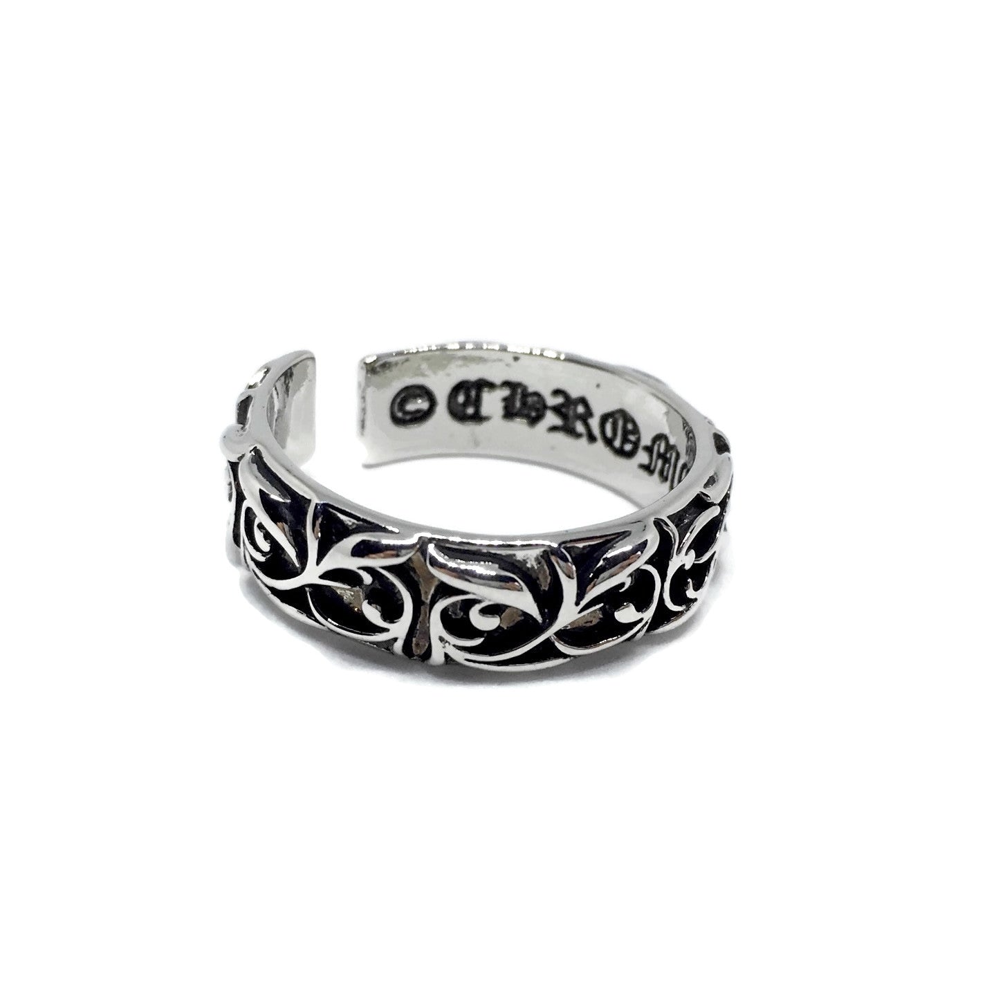 Paisley Pattern Adjustable Band Ring-0